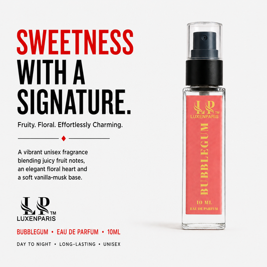 Bubblegum Eau de Parfum 10 ml | Berry-Vanilla Luxury Perfume | Playful Yet Chic | Long-Lasting EDP | Unisex