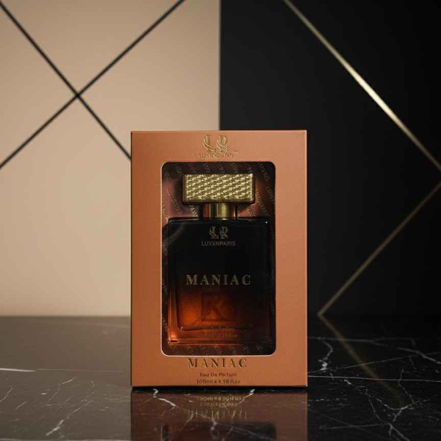 Maniac Eau de Parfum 100 ml | Citrus-Woody Luxury Perfume | LongLasting EDP | Unisex