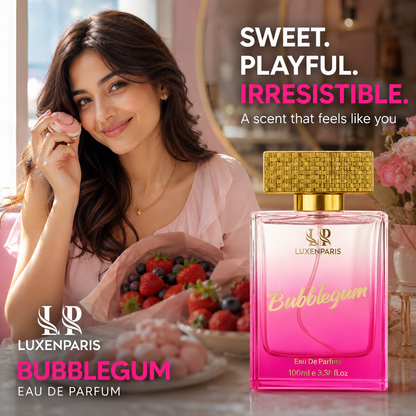 Bubblegum Eau de Parfum 100 ml | Berry-Vanilla Luxury Perfume | Playful Yet Chic | Long-Lasting EDP | Unisex