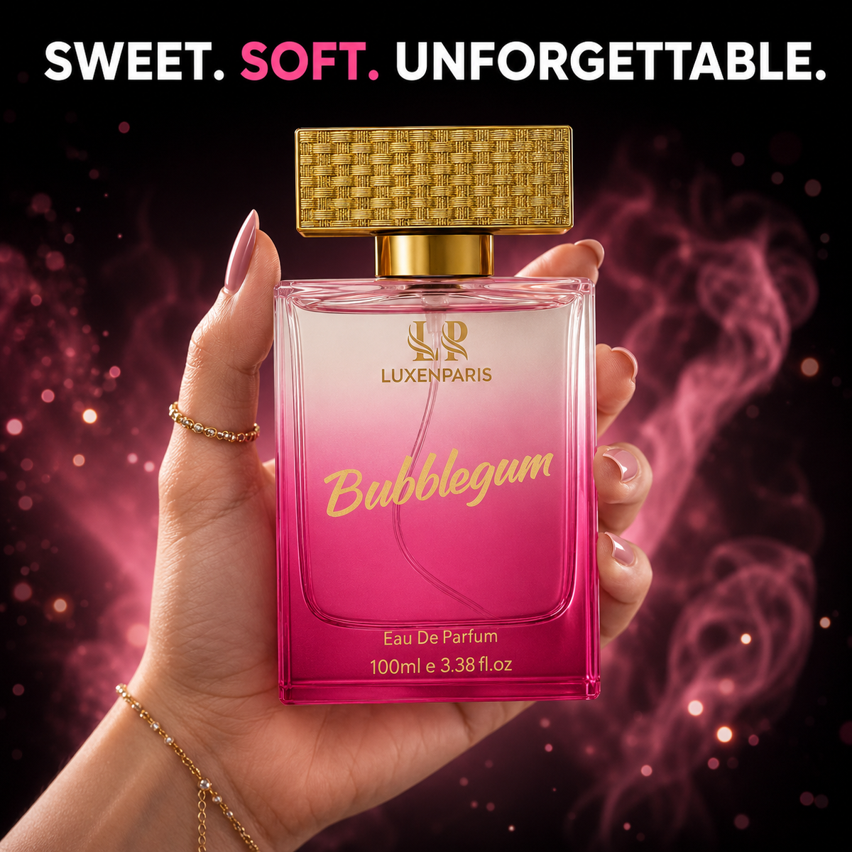 Bubblegum Eau de Parfum 100 ml | Berry-Vanilla Luxury Perfume | Playful Yet Chic | Long-Lasting EDP | Unisex