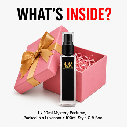 10ml Mystery Perfume Gift | Surprise Mini Fragrance | Long Lasting Unisex Perfume by Luxenparis