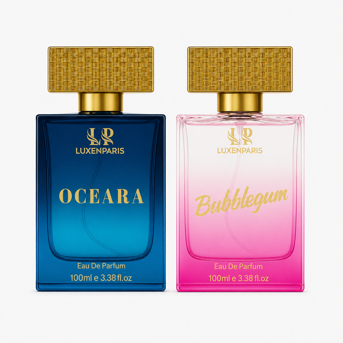 Oceara + Bubblegum Perfume Combo (100 ml × 2) | Luxury Couple Special Fragrance Set | Long-Lasting Eau de Parfum for Men & Women | Premium Gift Pack