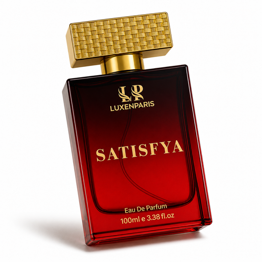 Satisfya Eau de Parfum 100 ml | Amber-Spice & Driftwood Luxury Perfume | Long-Lasting EDP | Unisex